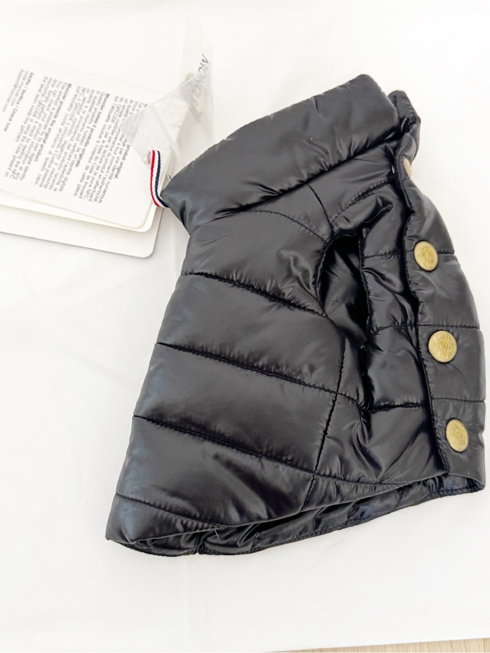 NWT Moncler Padded Dog Vest Size 00 - Picture 3 of 6